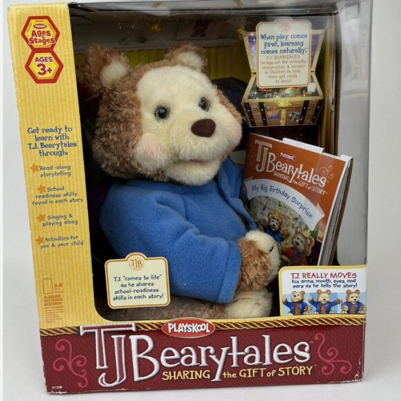 TJ Bearytales Animated Talking Story Telling Bear Playskool 2006 7 - Picture 3 of 8